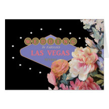 Wedding no cartão de Las Vegas