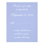 Wedgewood Blue1 que Wedding cartões de RSVP Convite