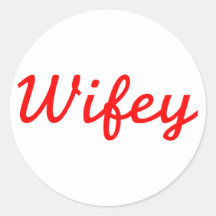 Wifey Adesivos Redondos