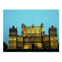 Wollaton Salão, Nottingham, Inglaterra, Reino Unid Cartão Postal