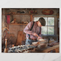 Woodworker - cinzelando - cinzelando um pato panfleto personalizado