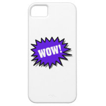 Wow azul capa iPhone 5 Case-Mate