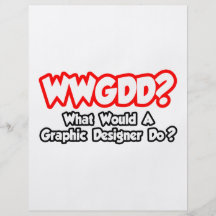 WWGDD… o que um designer gráfico faria? Modelo De Panfleto