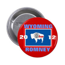 Wyoming para Romney 2012 Boton