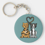 XX- amor impressionante do gato do gatinho Chaveiro