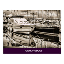 Yates de Mallorca Tarjeta Postal