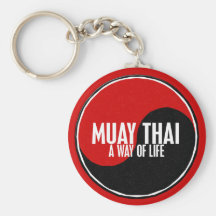 Yin Yang Muay 1 tailandês Chaveiros