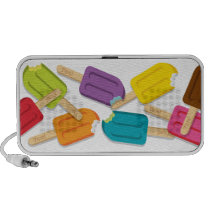 Yum! Auto-falante do Popsicle - branco caixas de som