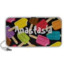 Yum! Auto-falante do Popsicle - preto (CUSTOMIZÁVE caixas de som
