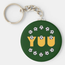 Yuu no ouro do futebol chaveiros