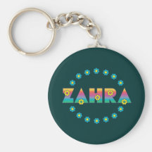 Zahra no arco-íris de Flores Chaveiro