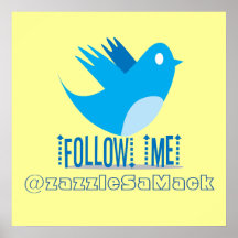@zazzleSaMack do FOLLOWME Pôsteres
