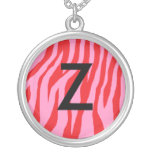 Zebra Monogrammed do pop Pingentes