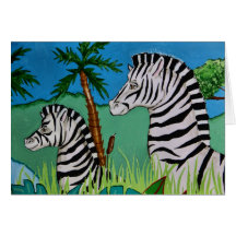 Zebras Cartão