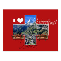 Zermatt - cartão cartão postal
