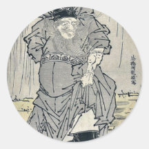 Zhanggui pintou por Sesshu por Isoda, Koryusai Adesivo