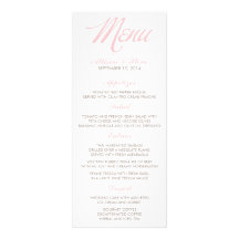 Ziguezagues chiques que Wedding cartões do menu Convite Personalizados