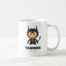 Zodíaco do Taurus para miúdos Caneca