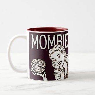 Zombi retro de Mombie Canecas