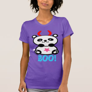 ஐ ♥ Devilish Cute BabyPanda Women's Jersey T-Shirt