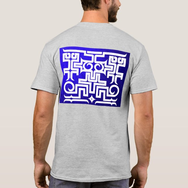 アイヌ柄 オリジナルプリント 北海道 T　Hokkaido Ainu pattern T-shirt (Verso)