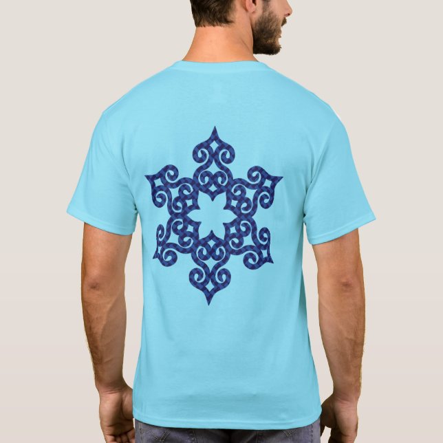 アイヌ柄 オリジナルプリント 北海道 T　Hokkaido Ainu pattern T-shirt (Verso)