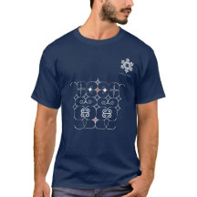 北海道 アイヌ柄 シャツ Hokkaido Ainu pattern T-shirt