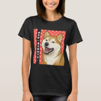 柴犬日本語 japonês da camisa do Kanji de Shiba Inu