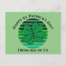 Pesquisar por trevo de 4 folhas cartoes postais Shamrock