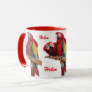 Pesquisar por papagaio vermelho canecas Para ela