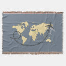 Pesquisar por viajante mantas Mapa mundial