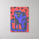 Pesquisar por gato colorido impressão de canvas Abstrato