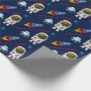 Pesquisar por aniversário do robô papel de presente Nave espacial