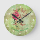 Pesquisar por ervilhas relogios de parede Flor