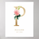 Pesquisar por monogramas p pôsteres pósteres Bebê menina