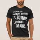 Pesquisar por zumbi camisetas Amor
