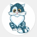 Pesquisar por gato azul desenhos animados adesivos Fofo