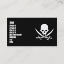 Pesquisar por pirate cartao de visita Crânios