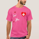 Pesquisar por eu amo camisas da suiça camisetas Coração