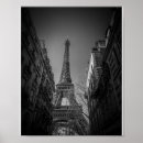 Pesquisar por torre eiffel preto e branco pósteres Paris