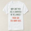 Pesquisar por computador camisetas Humor