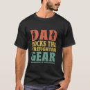 Pesquisar por o pai do bombeiro camisetas Engraçado
