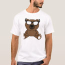 Pesquisar por urso com óculos de sol camisetas Animal