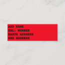 Pesquisar por rubi vermelho cartao de visita Burgundy