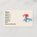 Pesquisar por animais selvagens cartao de visita Para ela