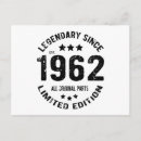 Pesquisar por 1962 cartoes postais De aniversário