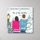 Pesquisar por primeiro natal impressão de canvas Recém-casados