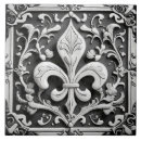 Pesquisar por fleur lis de azulejos Preto e branco