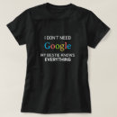 Pesquisar por google camisetas Minha esposa sabe tudo