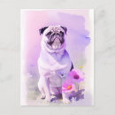 Pesquisar por flores coloridas fora cartoes postais Cão